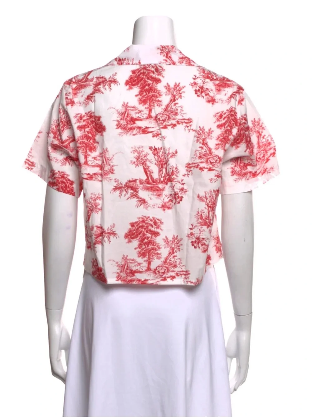 CARA CARA Two-Piece Pink Toile SET. Short and Button down